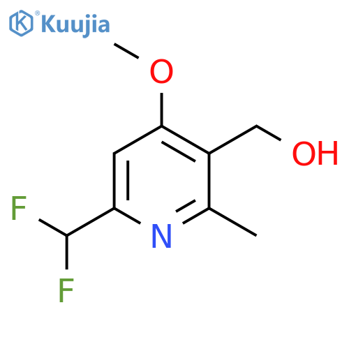 6-(Difluoromethyl)-4-methoxy-2-methylpyridine-3-methanol structure