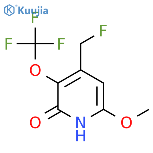 4-(Fluoromethyl)-2-hydroxy-6-methoxy-3-(trifluoromethoxy)pyridine structure