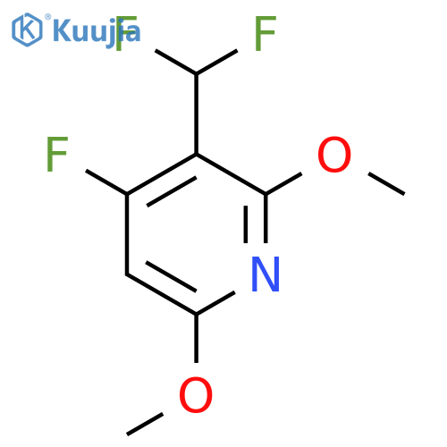 3-(Difluoromethyl)-2,6-dimethoxy-4-fluoropyridine structure