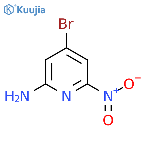 2-Amino-4-bromo-6-nitropyridine structure