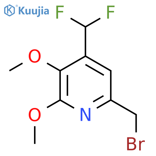 6-(Bromomethyl)-4-(difluoromethyl)-2,3-dimethoxypyridine structure