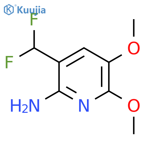 6-Amino-5-(difluoromethyl)-2,3-dimethoxypyridine structure