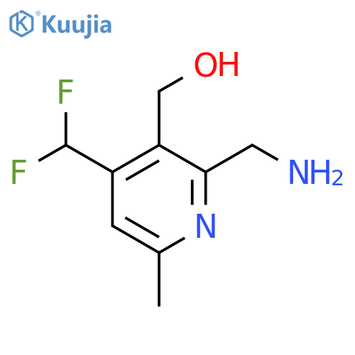 2-(Aminomethyl)-4-(difluoromethyl)-6-methylpyridine-3-methanol structure