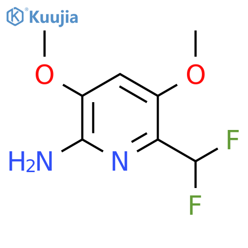 2-Amino-6-(difluoromethyl)-3,5-dimethoxypyridine structure