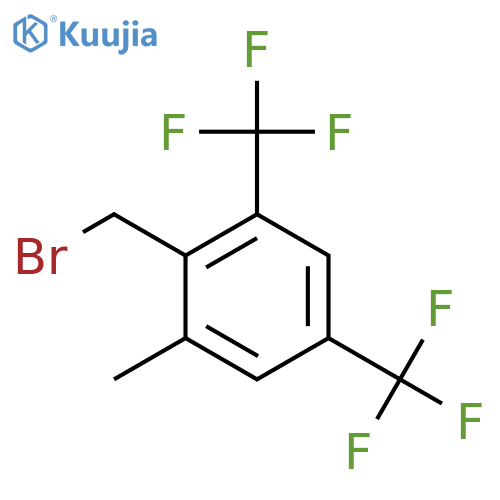 2,4-Bis(trifluoromethyl)-6-methylbenzyl bromide structure