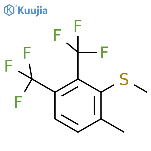 2,3-Bis(trifluoromethyl)-6-(methyl)thioanisole structure