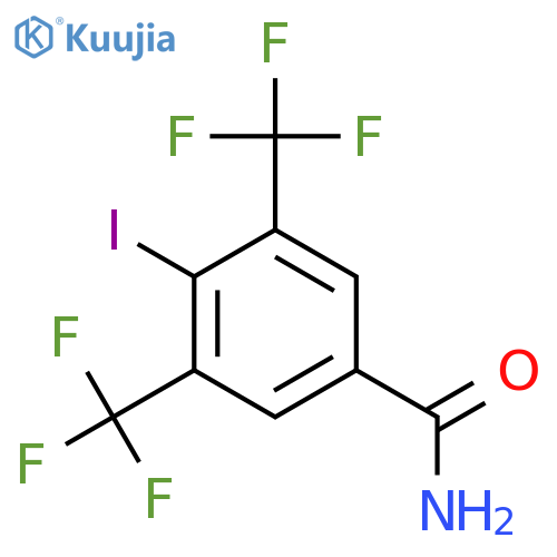 3,5-Bis(trifluoromethyl)-4-iodobenzamide structure