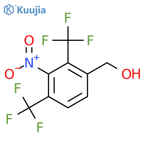 2,4-Bis(trifluoromethyl)-3-nitrobenzyl alcohol structure