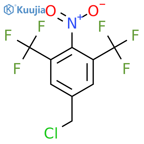 3,5-Bis(trifluoromethyl)-4-nitrobenzyl chloride structure