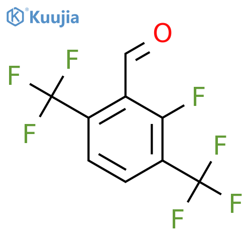 3,6-Bis(trifluoromethyl)-2-fluorobenzaldehyde structure