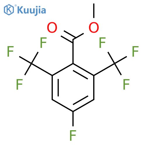 Methyl 2,6-bis(trifluoromethyl)-4-fluorobenzoate structure