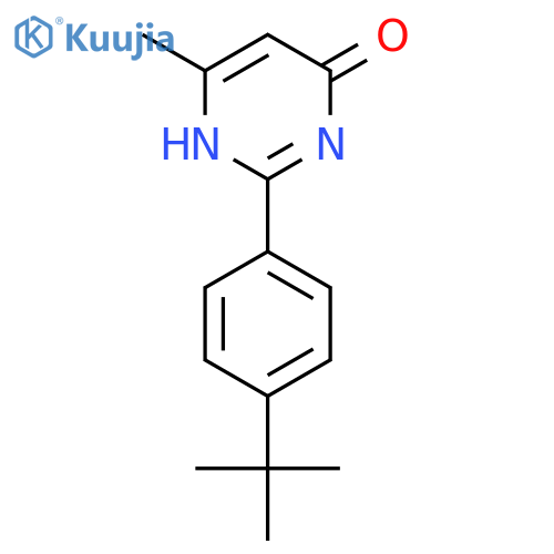 4(1H)-Pyrimidinone, 2-[4-(1,1-dimethylethyl)phenyl]-6-methyl- structure