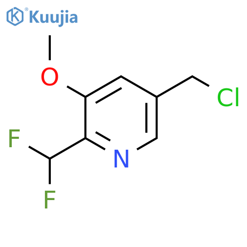 5-(Chloromethyl)-2-(difluoromethyl)-3-methoxypyridine structure