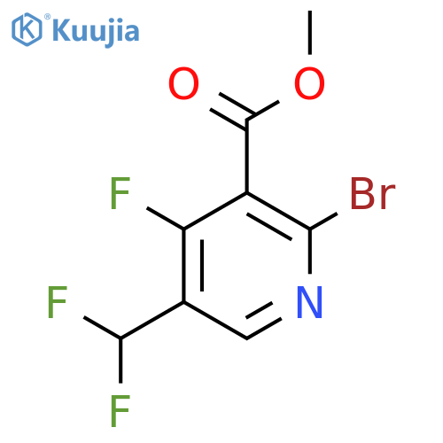 Methyl 2-bromo-5-(difluoromethyl)-4-fluoropyridine-3-carboxylate structure