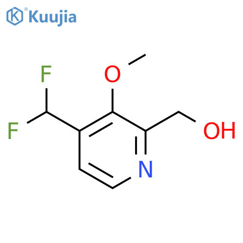 4-(Difluoromethyl)-3-methoxypyridine-2-methanol structure