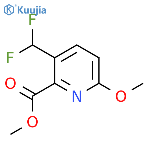 Methyl 3-(difluoromethyl)-6-methoxypyridine-2-carboxylate structure
