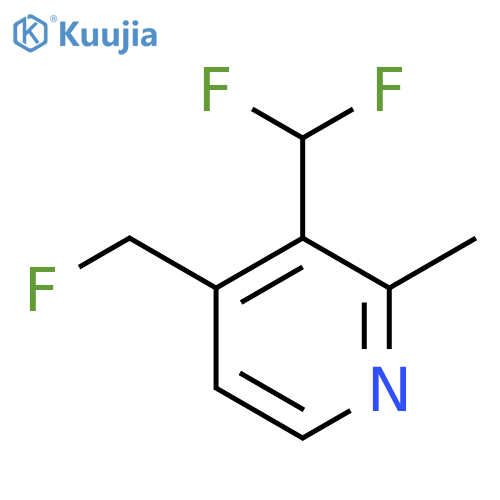 3-(Difluoromethyl)-4-(fluoromethyl)-2-methylpyridine structure