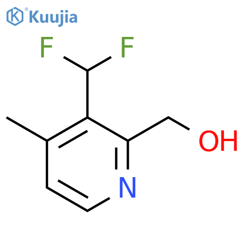 3-(Difluoromethyl)-4-methylpyridine-2-methanol structure