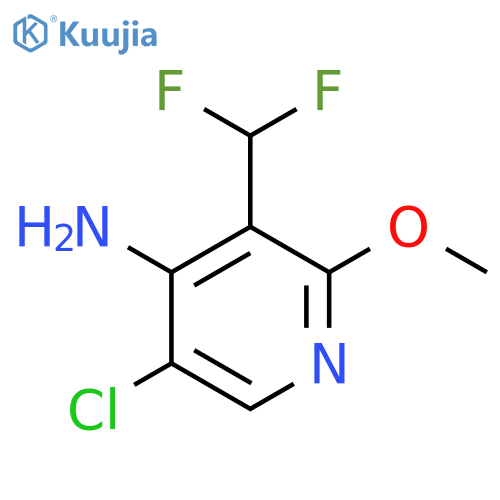 4-Amino-5-chloro-3-(difluoromethyl)-2-methoxypyridine structure