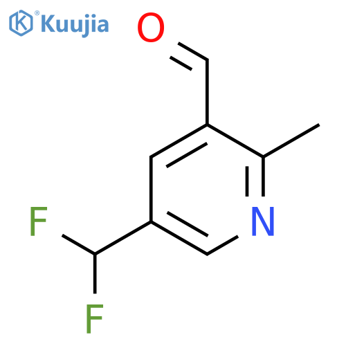5-(Difluoromethyl)-2-methylpyridine-3-carboxaldehyde structure