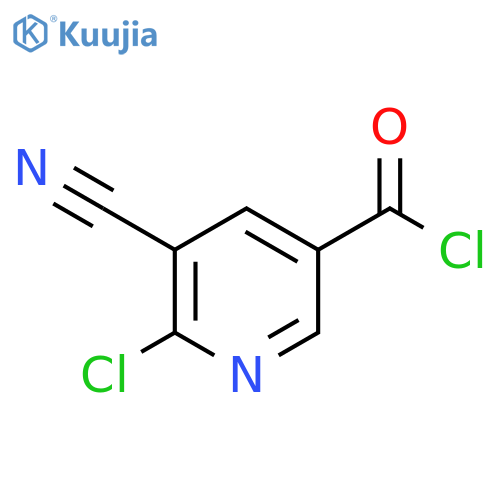6-Chloro-5-cyanonicotinoyl chloride structure