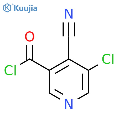 5-Chloro-4-cyanonicotinoyl chloride structure