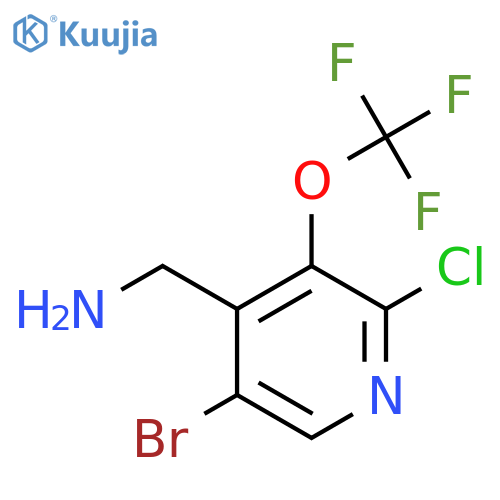 4-(Aminomethyl)-5-bromo-2-chloro-3-(trifluoromethoxy)pyridine structure