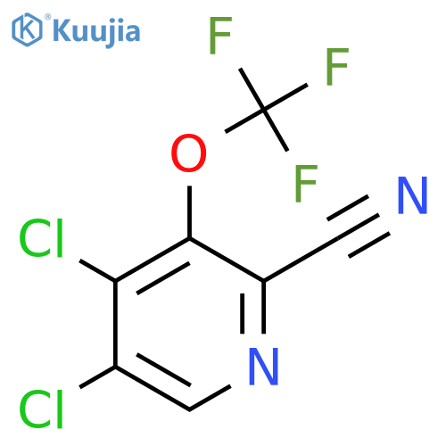 2-Cyano-4,5-dichloro-3-(trifluoromethoxy)pyridine structure