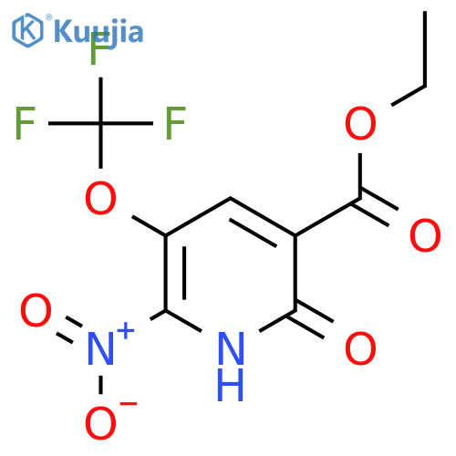 Ethyl 2-hydroxy-6-nitro-5-(trifluoromethoxy)pyridine-3-carboxylate structure