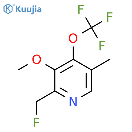 2-(Fluoromethyl)-3-methoxy-5-methyl-4-(trifluoromethoxy)pyridine structure