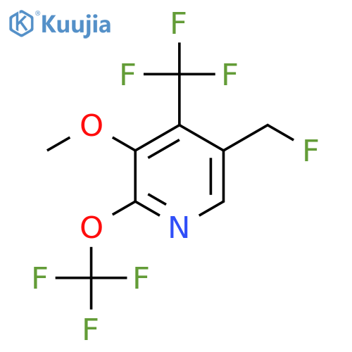 5-(Fluoromethyl)-3-methoxy-2-(trifluoromethoxy)-4-(trifluoromethyl)pyridine structure