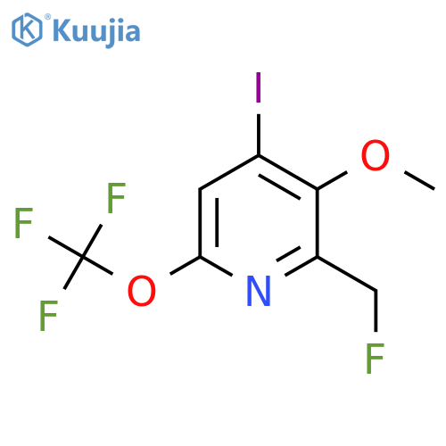 2-(Fluoromethyl)-4-iodo-3-methoxy-6-(trifluoromethoxy)pyridine structure