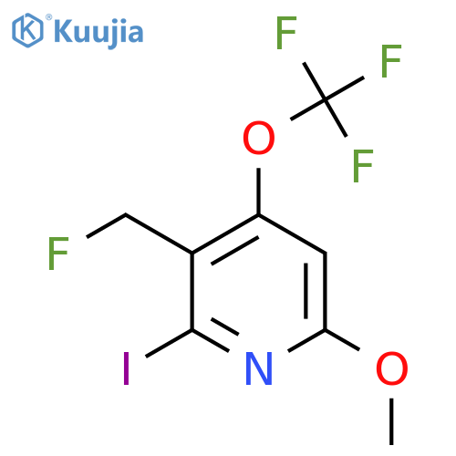 3-(Fluoromethyl)-2-iodo-6-methoxy-4-(trifluoromethoxy)pyridine structure