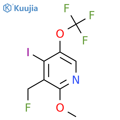 3-(Fluoromethyl)-4-iodo-2-methoxy-5-(trifluoromethoxy)pyridine structure