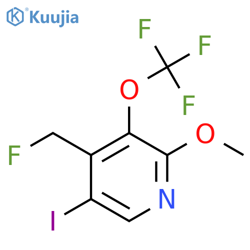 4-(Fluoromethyl)-5-iodo-2-methoxy-3-(trifluoromethoxy)pyridine structure