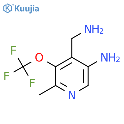 5-Amino-4-(aminomethyl)-2-methyl-3-(trifluoromethoxy)pyridine structure