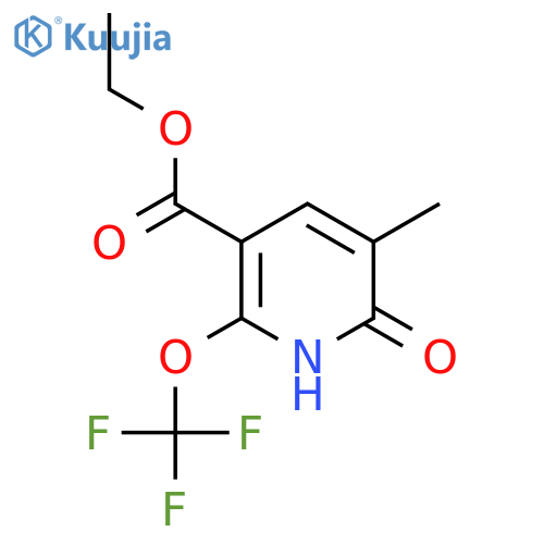 Ethyl 2-hydroxy-3-methyl-6-(trifluoromethoxy)pyridine-5-carboxylate structure