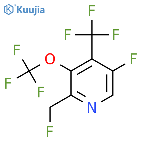 5-Fluoro-2-(fluoromethyl)-3-(trifluoromethoxy)-4-(trifluoromethyl)pyridine structure