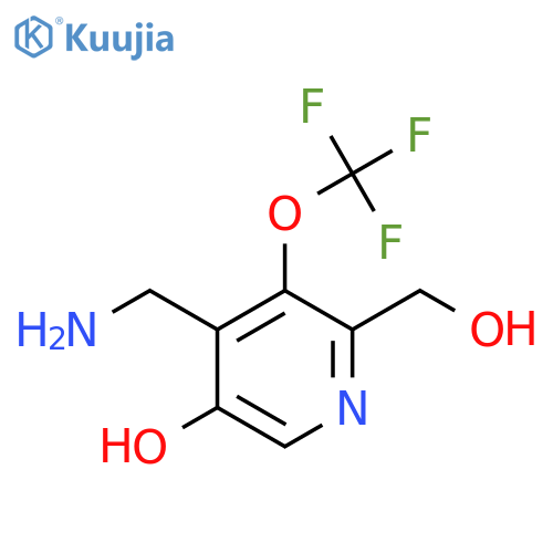 4-(Aminomethyl)-5-hydroxy-3-(trifluoromethoxy)pyridine-2-methanol structure
