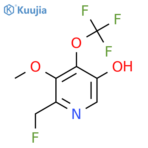 2-(Fluoromethyl)-5-hydroxy-3-methoxy-4-(trifluoromethoxy)pyridine structure
