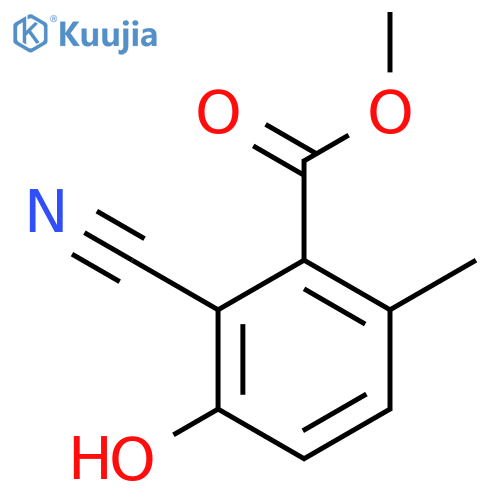 Methyl 2-cyano-3-hydroxy-6-methylbenzoate structure