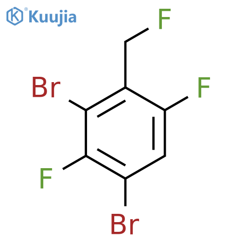 1,3-Dibromo-2,5-difluoro-4-(fluoromethyl)benzene structure