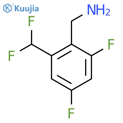 2,4-Difluoro-6-(difluoromethyl)benzylamine structure