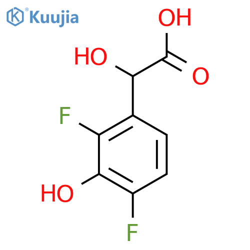 2,4-Difluoro-3-hydroxymandelic acid structure