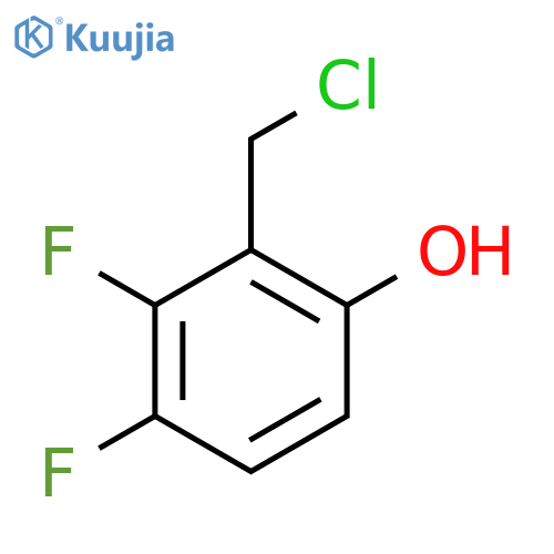2,3-Difluoro-6-hydroxybenzyl chloride structure