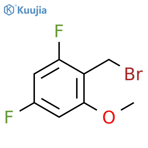 Benzene, 2-(bromomethyl)-1,5-difluoro-3-methoxy- structure