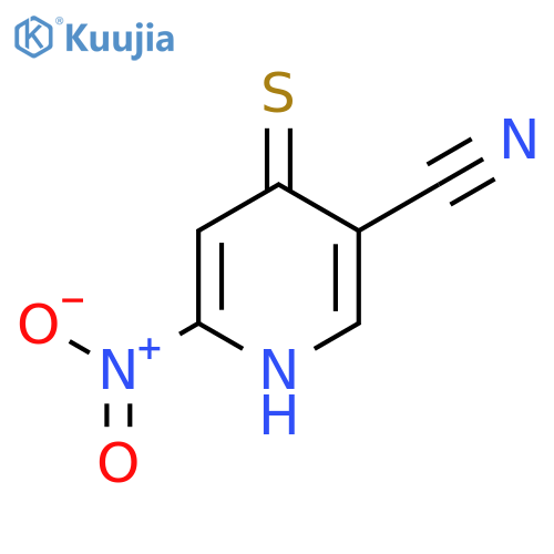 4-Mercapto-6-nitronicotinonitrile structure