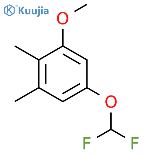 5-Difluoromethoxy-2,3-dimethylanisole structure