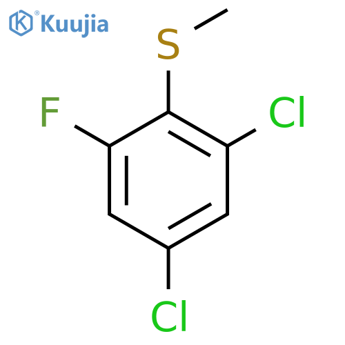 (2,4-Dichloro-6-fluorophenyl)(methyl)sulfane structure