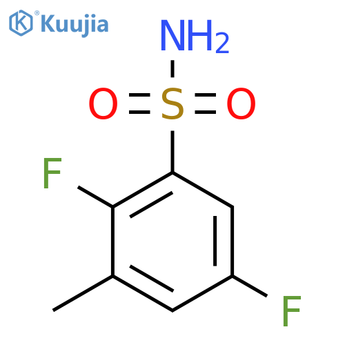 2,5-Difluoro-3-methylbenzenesulfonamide structure